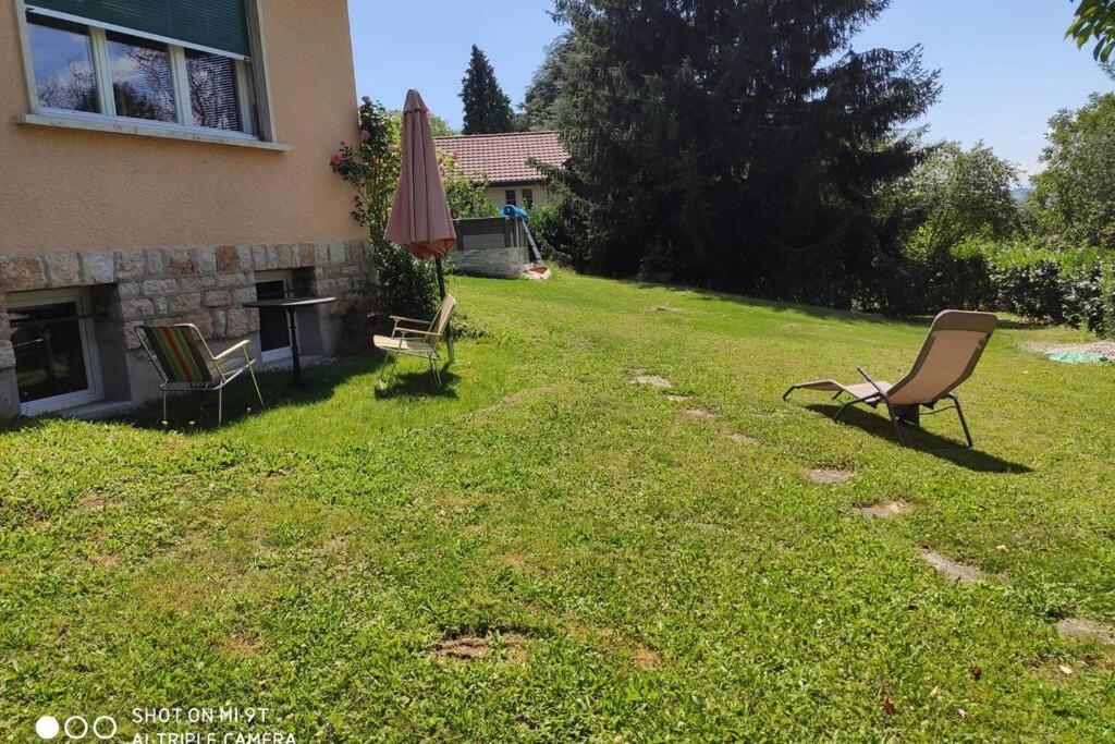 Appartement 1 Piece Entresol 30 M2 Proche Du Centre Et Bain Thermal Yverdon-les-Bains Exterior foto